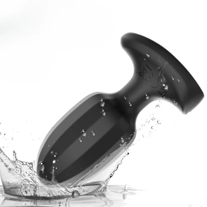 Plug Anal Vibrador via Aplicativo 9 Modos em Silicone