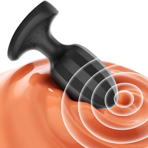 Plug Anal Vibrador via Aplicativo 9 Modos em Silicone