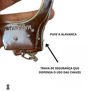 Algema Metálica Fantasia Carnaval