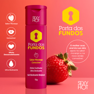 Gel Anal Dessensibilizante Porta dos Fundos Deslizante Beijável 15g