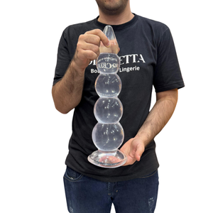 Plug Anal Escalonado Gigante com Ventosa 40cm