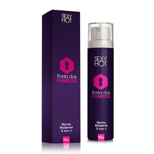 Spray Anestésico Lubrificante Para Sexo Sem Dor Porta dos Fundos 15g