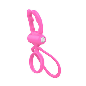 Anel Peniano com Vibrador e Estimulador de Clitóris