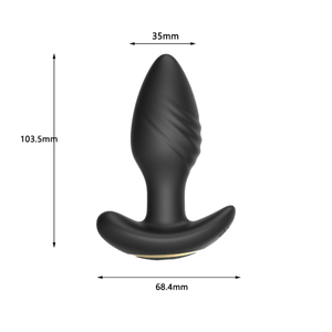 Plug Anal Com Vibração Via Aplicativo com Interação e Chat a Longa Distância
