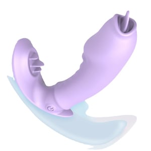 Vibrador De Calcinha Penetrável com Língua Via Aplicativo Interativo com Chat