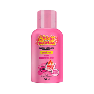Óleo de Massagem Beijável Sabor Chiclé Efeito Hot 30ml