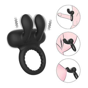 Anel Peniano com Vibrador Estimulador de Clitóris 10 Modos Recarregável