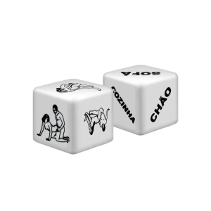Jogo de Dados com Posições e Locais para Casais
