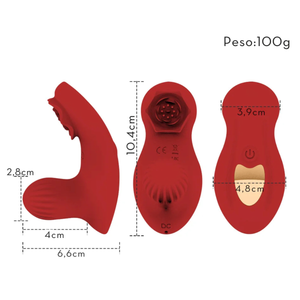 Vibrador Calcinha Estimulador Clitoriano e Vai e Vem Ponto G com Controle Remoto