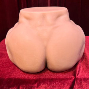 Masturbador Bunda Masculina Pênis Realista Escroto e Ânus com Abdômen Definido