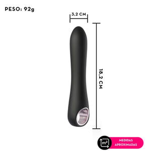 Vibrador Personal Alça com 10 Modos de Vibração Recarregável