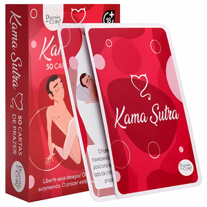 Baralho Sensual Posições Kama Sutra 50 Cartas de Prazer
