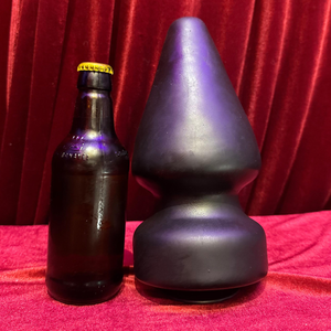 Plug Cu Anal Gigante com Ventosa Arrombador de Anus Sexo