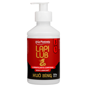 Gel Lubrificante Íntimo Excitante 3 em 1 Lapi Lub Huo Bing 250g