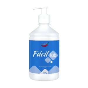Gel Lubrificante Íntimo Neutro Fácil Lub à Base de Água 500g