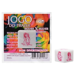 Jogo Dado Erótico com Posições para Casais Lésbicas