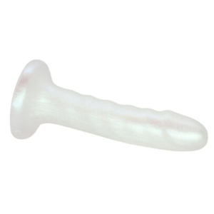 Pênis Realista Cintilante com Toque Acetinado e Ventosa 17cm