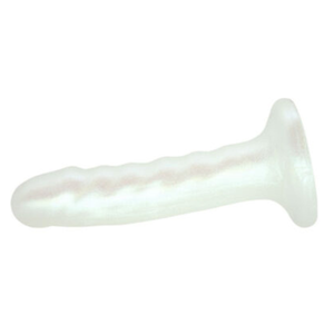 Pênis Realista Cintilante com Toque Acetinado e Ventosa 17cm
