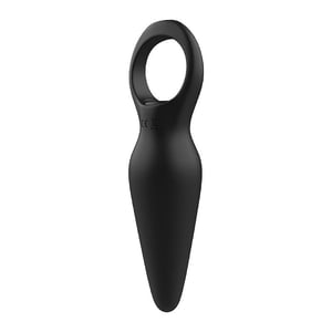 Plug Anal em Silicone com Vibrador 9 Modos Recarregável