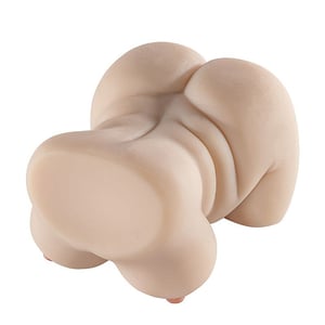 Masturbador Torso Meio Corpo Gordinha Plus Size Vagina Ânus 1,5Kg