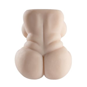 Masturbador Torso Meio Corpo Gordinha Plus Size Vagina Ânus 1,5Kg