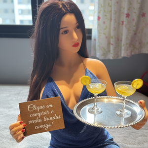 Boneca Realista Sexual Sexo Oral com Movimento Vai e Vem na Cabeça 160cm