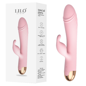 Vibrador Rabbit Ponto G Recarregável 10 Modos de Vibração e Rotação