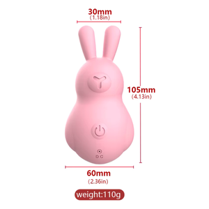 Vibrador Estimulador Clitoriano Coelhinho Recarregável 10 Modos