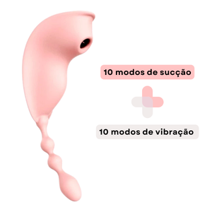 Vibrador Sugador e Estimulador de Ânus Via Aplicativo Longa Distância