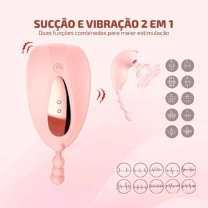 Vibrador Sugador e Estimulador de Ânus Via Aplicativo Longa Distância