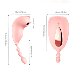 Vibrador Sugador e Estimulador de Ânus Via Aplicativo Longa Distância