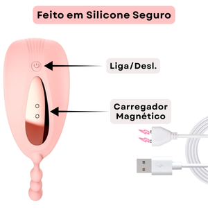 Vibrador Sugador e Estimulador de Ânus Via Aplicativo Longa Distância