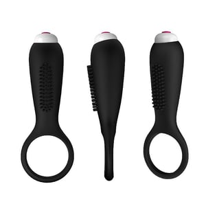 Anel Peniano com Vibro e Cerdas Estimuladoras Clitoriano