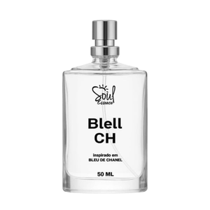 Perfume Colônia Masculina Blell CH Inspiração Bleu de Chanel 50ml
