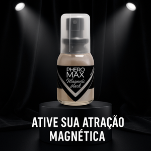 Perfume Afrodisíaco Masculino Phero-Max Magnetic Black Deo Colônia 20ml