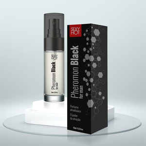 Perfume Masculino Pheromon Black For Man com Feromônio Inspirado no 212 Black 15ml