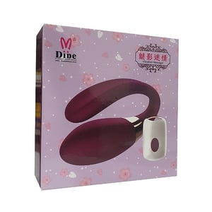 Vibrador Casal com Controle Remoto e 7 Modos de Vibração
