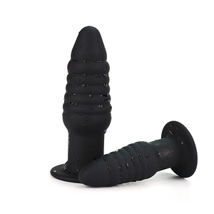 Plug Anal em Silicone com Vibro à Pilha 10 Modos