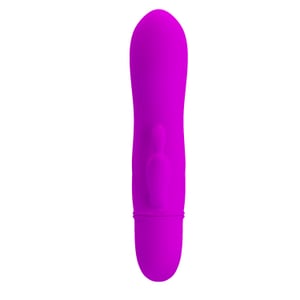 Mini Vibrador Rabbit Ponto G à Pilha 10 Modos de Vibração
