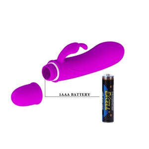 Mini Vibrador Rabbit Ponto G à Pilha 10 Modos de Vibração