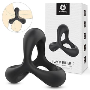 Anel Peniano em Silicone Flexível com Encaixe do Escroto
