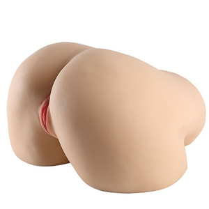 Masturbador Masculino Bunda Realista Gigante Vagina e Ânus Penetráveis 16kg