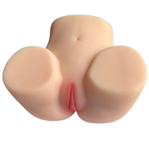 Masturbador Masculino Bunda Realista Vagina e Ânus em CyberSkin 2,3kg