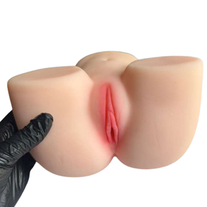 Masturbador Masculino Bunda Realista Vagina e Ânus em CyberSkin 2,3kg
