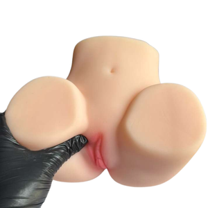 Masturbador Masculino Bunda Realista Vagina e Ânus em CyberSkin 2,3kg