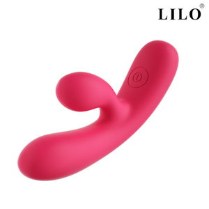 Mini Vibrador Rabbit Recarregável com Estimulador Clitoriano 10 Modos