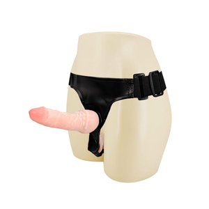 Cinta Peniana com Pênis Realista e Plug Vaginal em CyberSkin