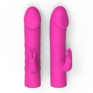 Mini Vibrador Rabbit Ponto G 10 Modos de Vibração Recarregável