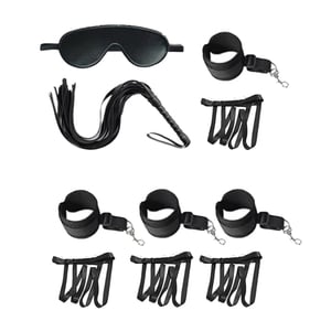 Kit Sado Bondage para Cama BDSM com 5 Peças