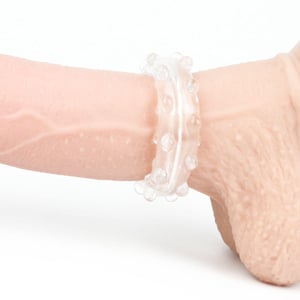 Anel Peniano Power Plus com Cerdas em Silicone Flexível